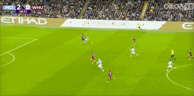  第69分钟，曼城反击，哈兰德抽射破门，曼城3-0西汉姆联！