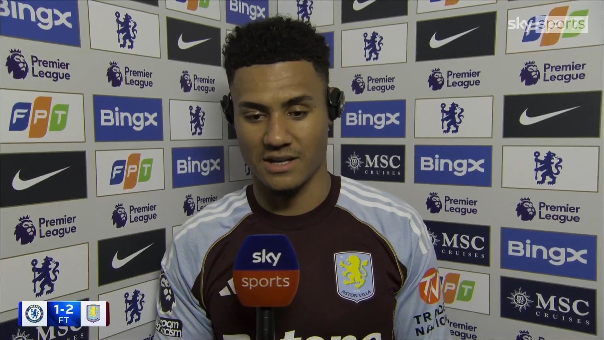 沃特金斯：埃梅里针对切尔西的人盯人做了调整，他是战术天才