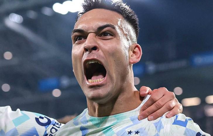 22-23赛季至今,劳塔罗17次包揽国米单场进球并助球队取胜