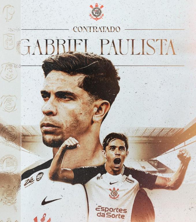 官方:阿森纳和马竞旧将加布里埃尔-保利斯塔加盟科林蒂安