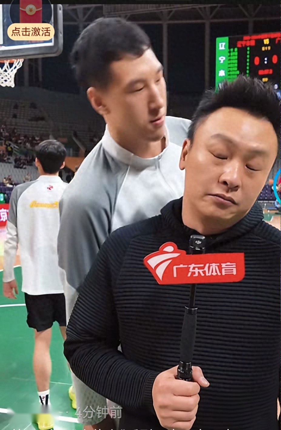 杜润旺搞怪,萨林杰帮杜锋教王洪泽,翻译入戏深,给一次半摸头杀