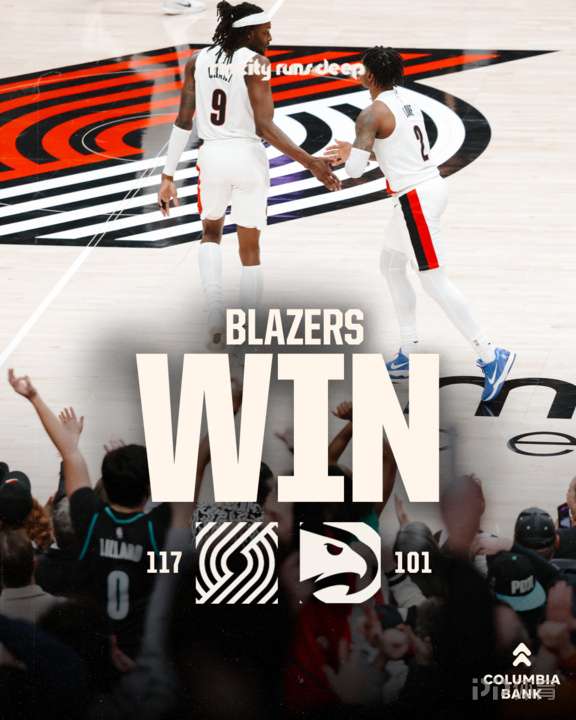 开拓者117-101力克老鹰止连败 杨瀚森未登场