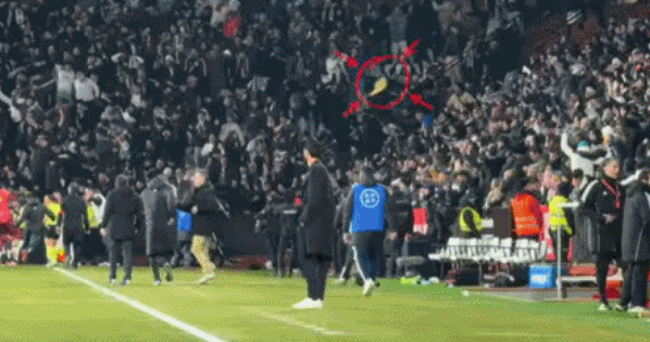  西媒：阿尔瓦塞特打进第三球后 有球迷向维尼修斯扔香蕉皮