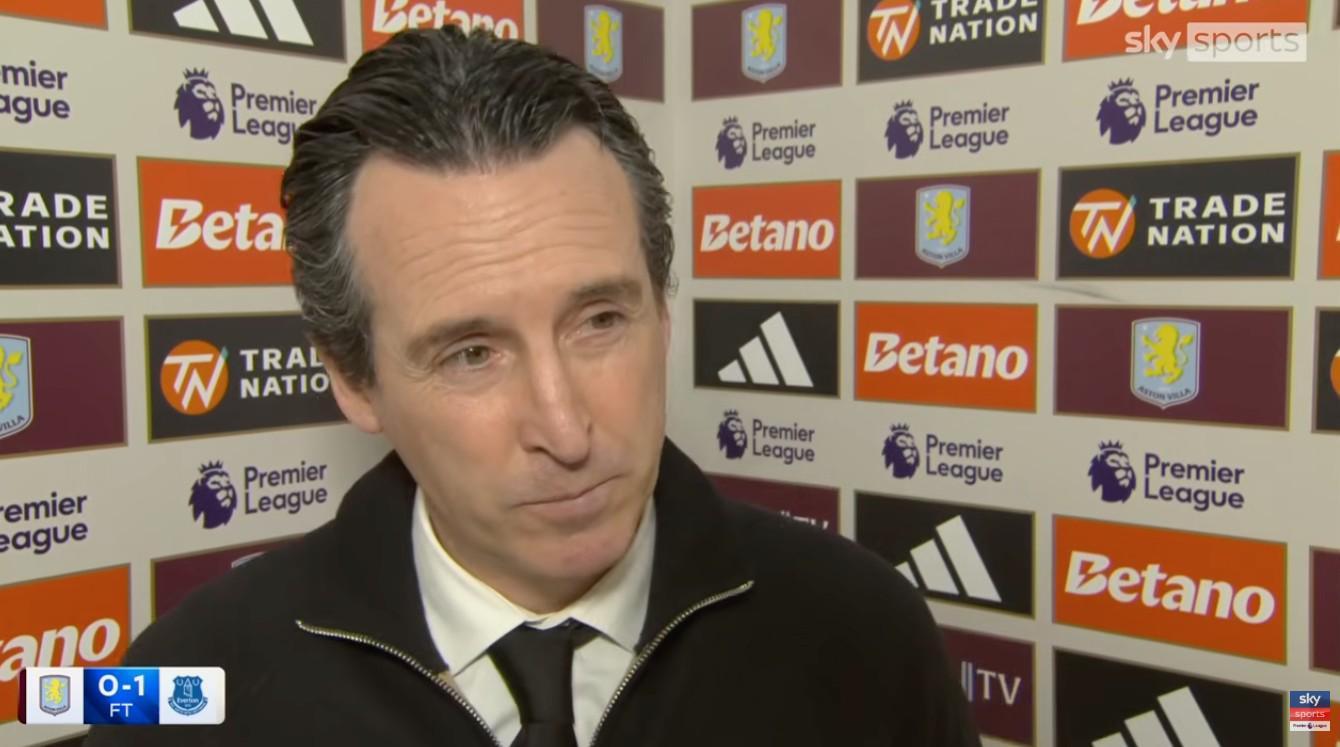 埃梅里:输给埃弗顿并不令人惊讶,我们会重新振作起来