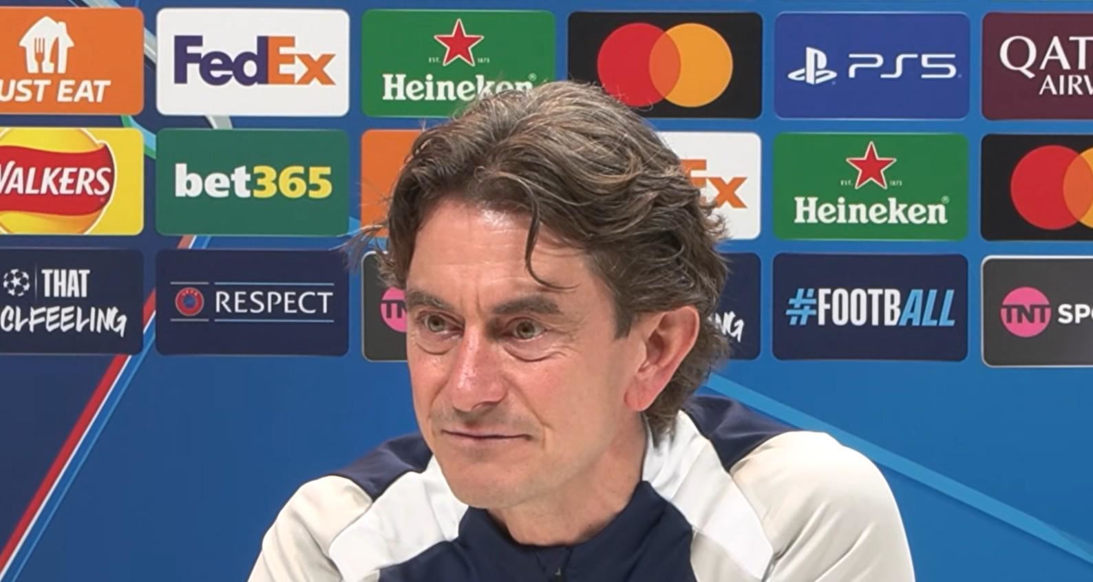 弗兰克：我们在用正确的方式踢球，每次都离赢球差一点点