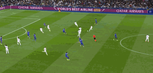 第80分钟，巴尔韦德直塞，贝林厄姆晃过门将得分，皇马6-1