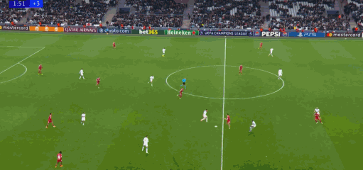 第90+2分钟，赫拉芬贝赫助攻，加克波破门，利物浦3-0