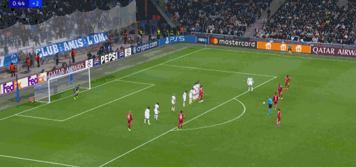 利物浦3-0马赛，索博任意球贴地斩，加克波破门