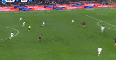 第86分钟，博尼禁区连续过人低射破门，国米5-2比萨