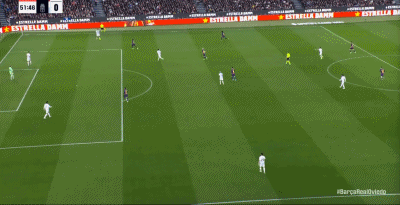 第52分钟,打破僵局,巴萨前场抢断,奥尔莫破门,巴萨1-0领先