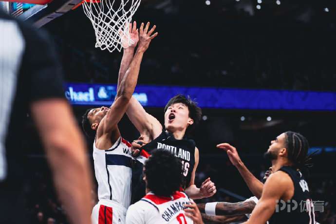  杨瀚森6分5板1助正负值+11 开拓者不敌奇才