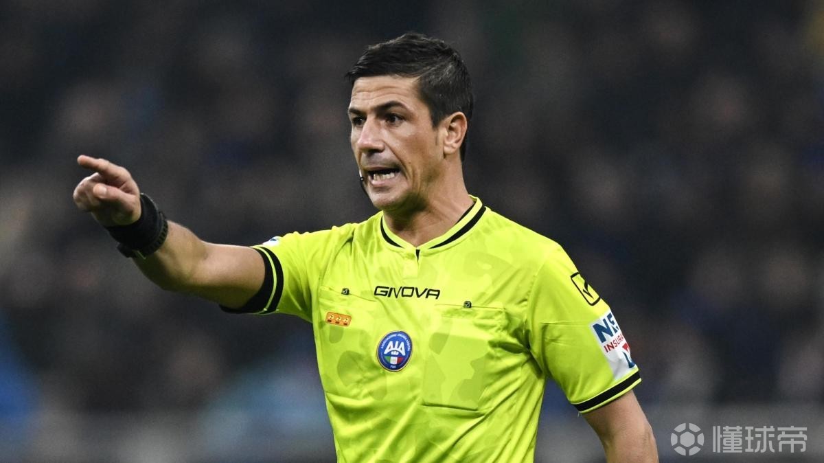 意甲第23轮裁判安排：曼加尼洛执法米兰客战博洛尼亚