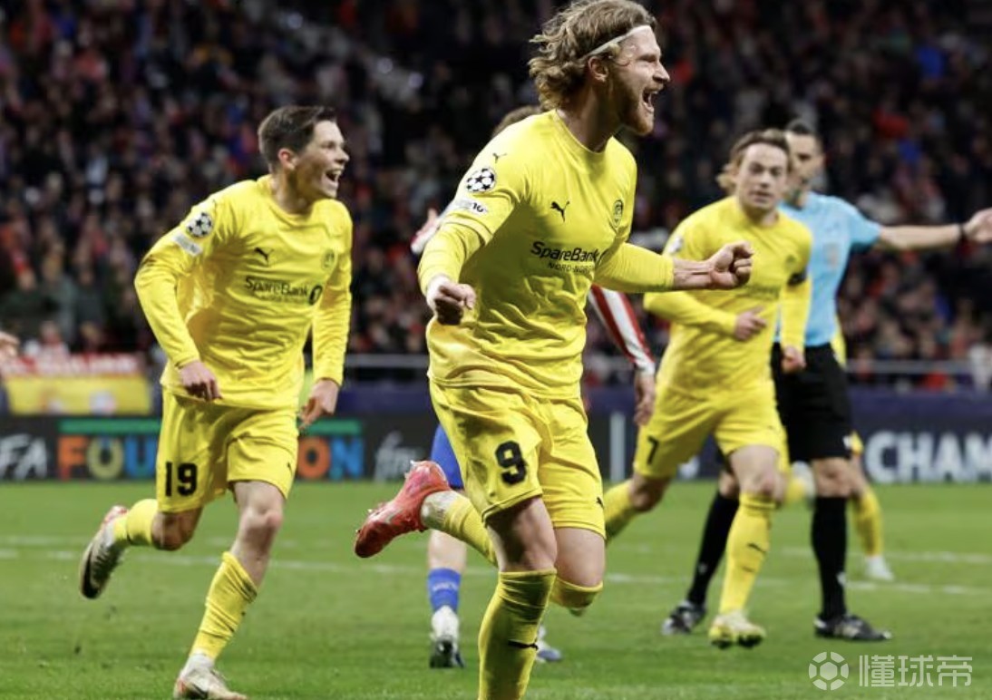  博德闪耀平多特后连胜曼城、马竞，晋级欧冠附加赛