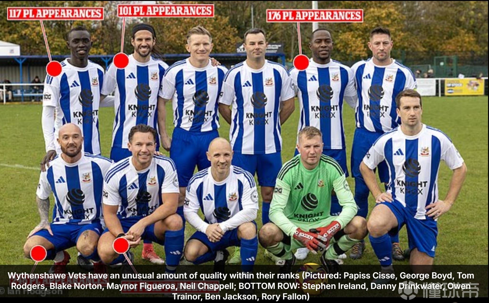  英格兰业余球队有多名退役英超球星，博尔特表示也有兴趣加入