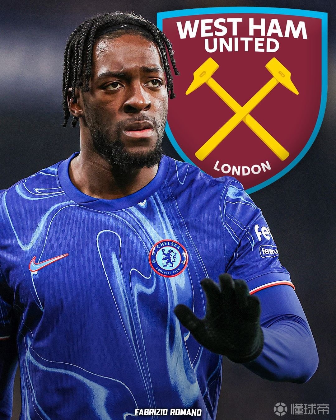 罗马诺：迪萨西即将租借加盟西汉姆，相关谈判已进入最后阶段