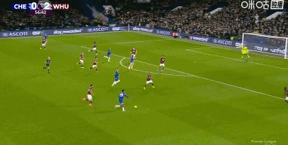第57分钟，福法纳传向门前，佩德罗头球破门，切尔西1-2扳回一城