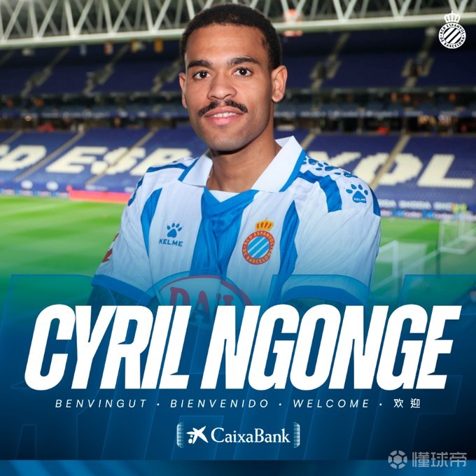 官方：西班牙人租借那不勒斯前锋恩贡戈，含选择买断条款