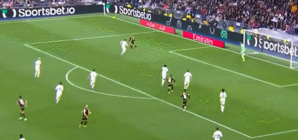 皇马丢球被扳平！巴尔韦德琼阿梅尼连续漏人 德弗鲁托斯破门