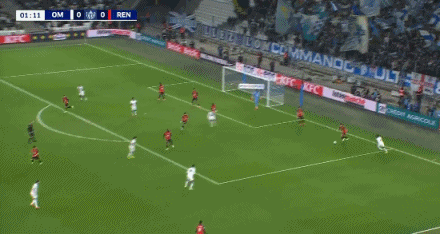 半场战报：马赛1-0雷恩，古伊里破门首开记录