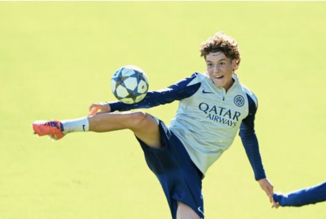 挪威u17球员阿恩岑 是国米队中最受关注的年轻人