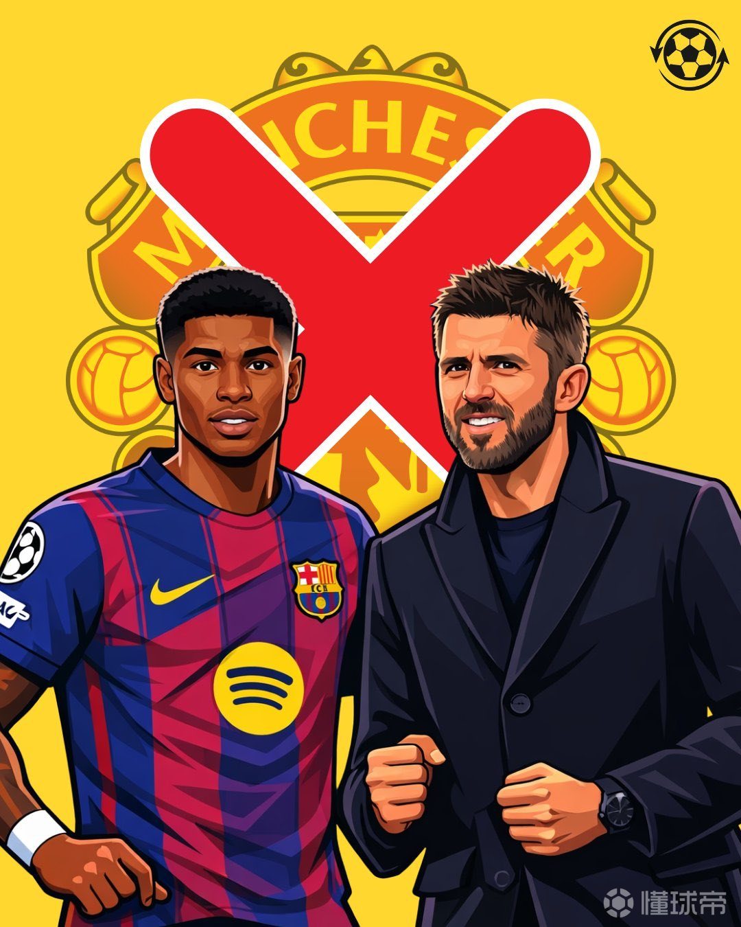 拉什福德今夏从巴塞罗那租借期满后，无意返回曼联。