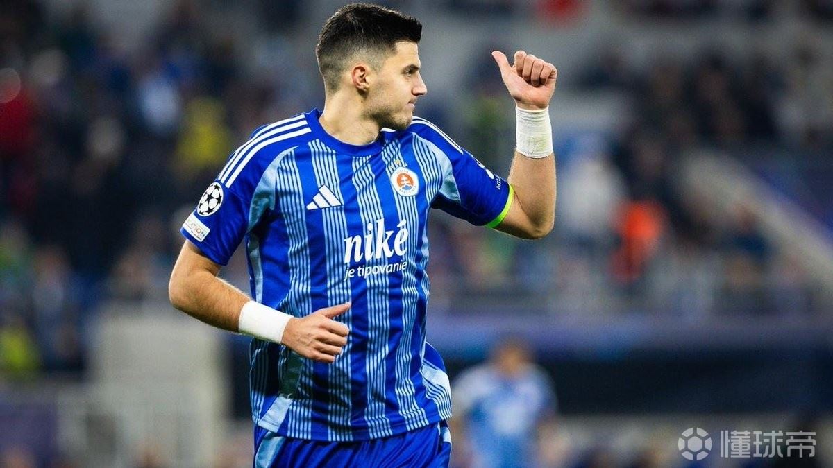 托利奇正式告别布拉迪斯拉发，据悉即将加盟浙江队