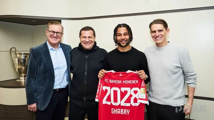 官方：拜仁与30岁格纳布里续约至2028年