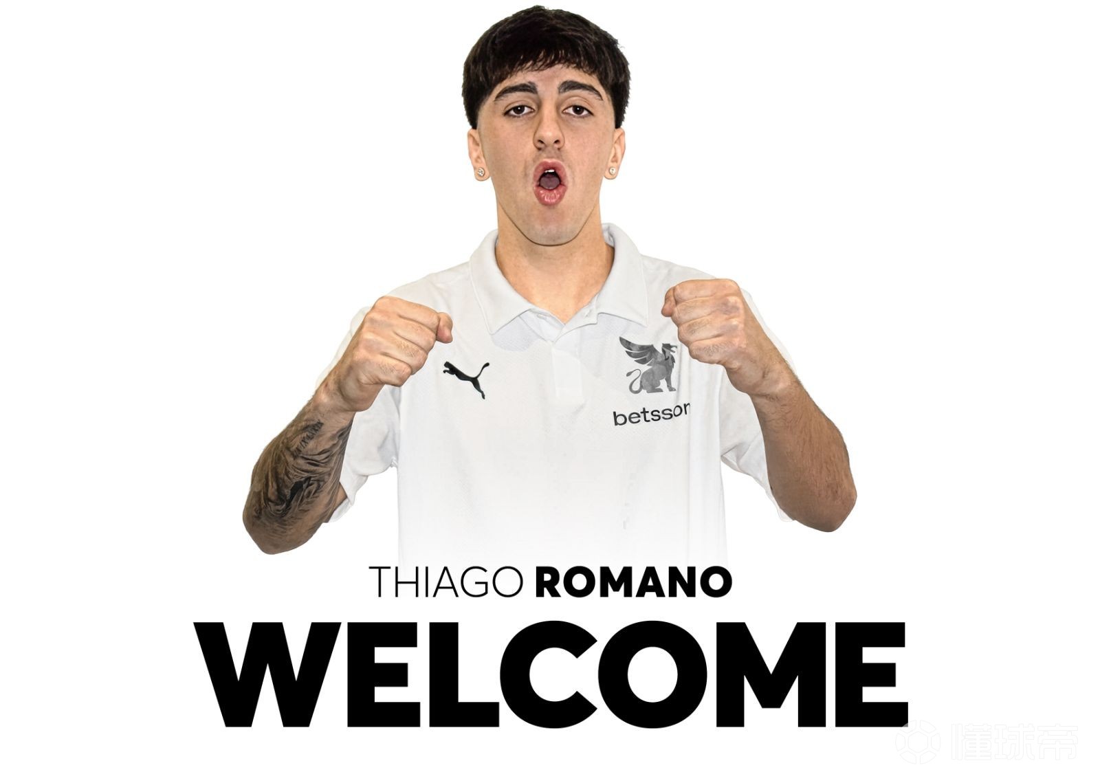 官方：国米19岁前锋罗马诺加盟希腊俱乐部OFI克里特