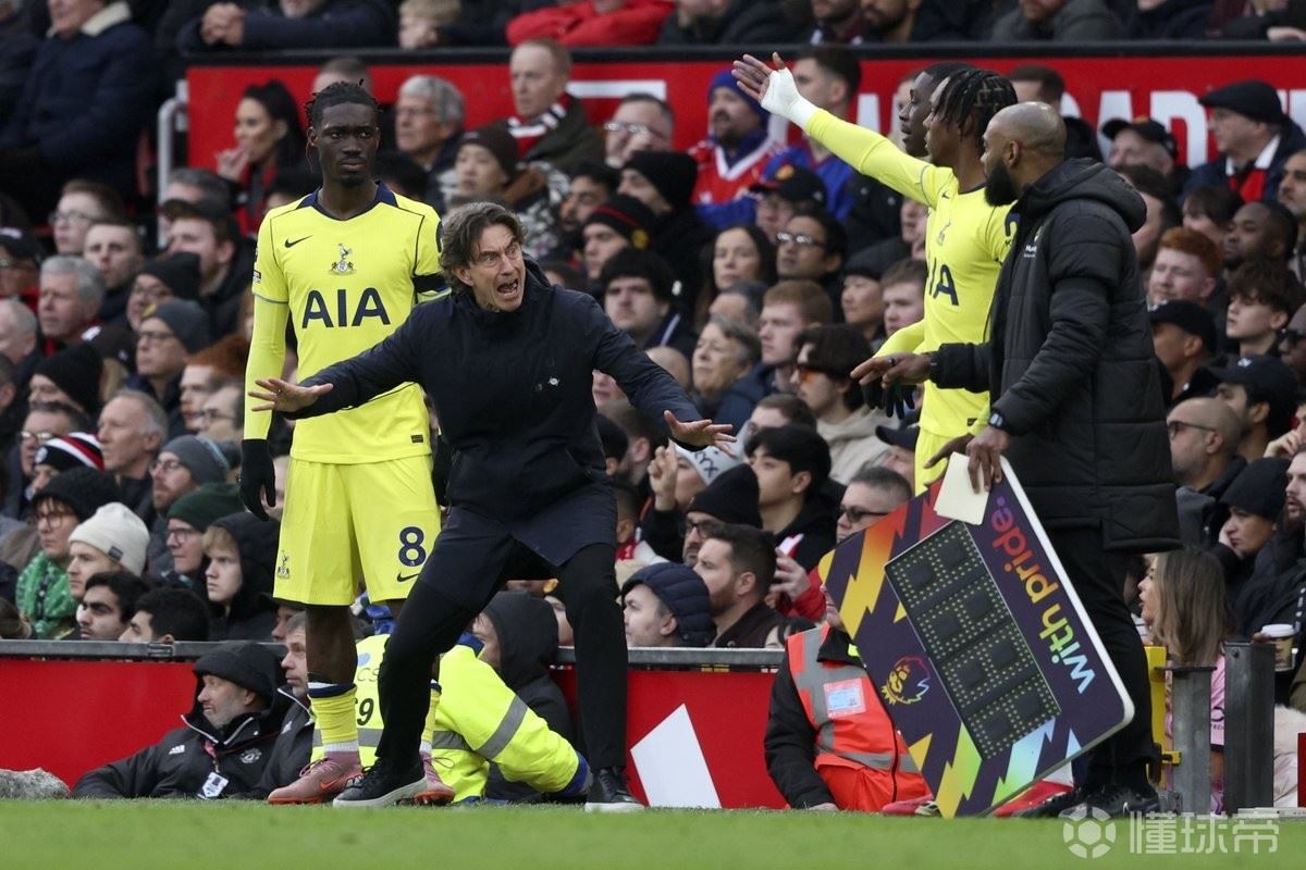 4平3负，热刺本赛季英超首次连续7场不胜