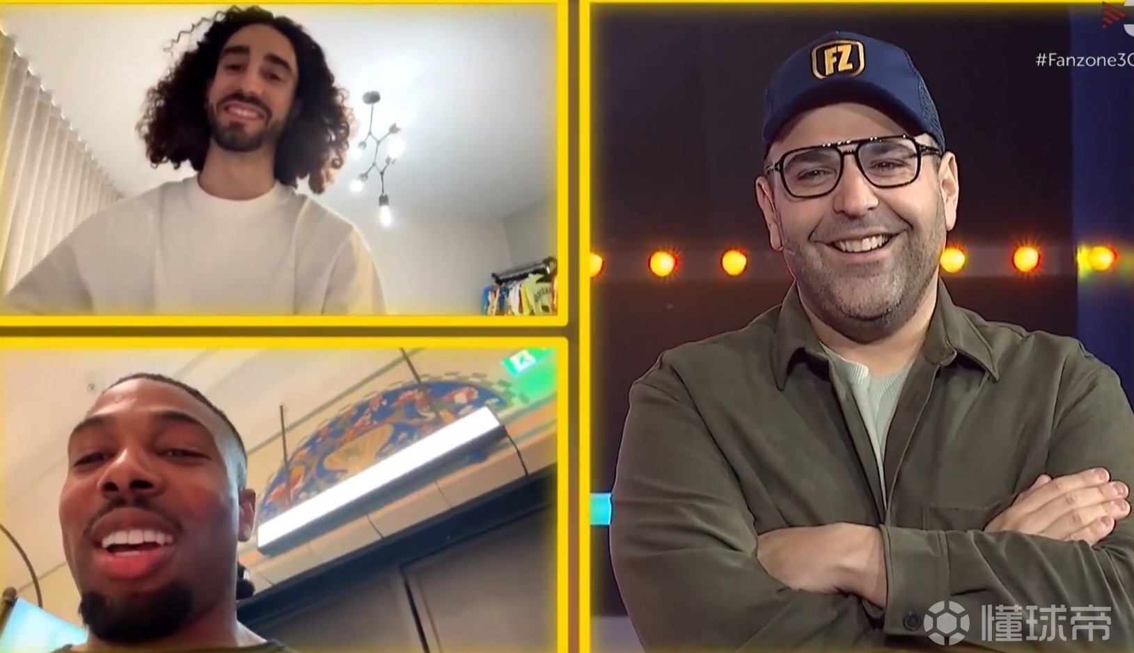 库库与特拉奥雷连线并打趣：还好隔着屏幕，不过都是场上的事