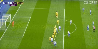 半场：布莱顿0-0闷平水晶宫，邓克头球造险，双方机会不多