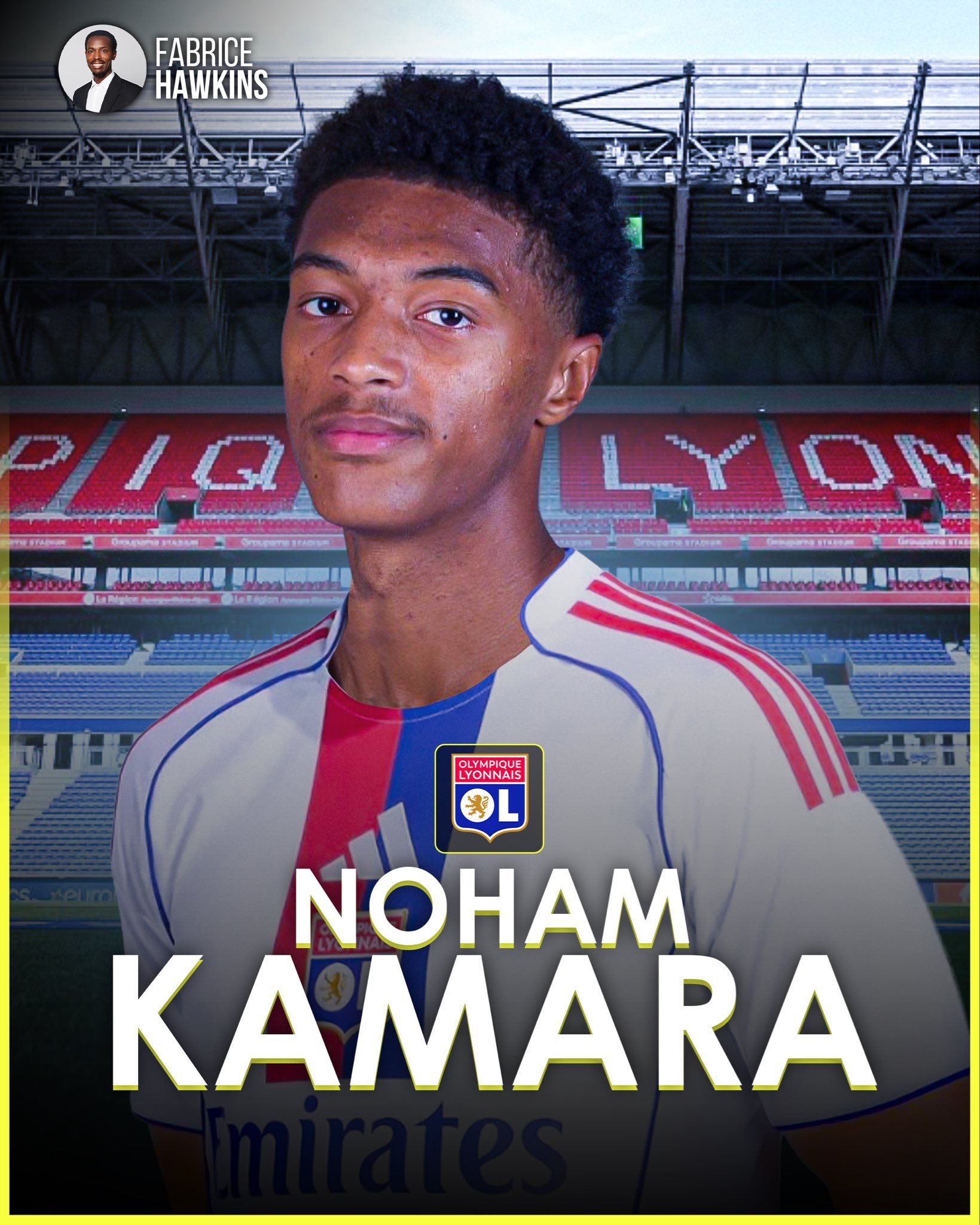 RMC：巴黎19岁中卫卡马拉将先租后买加盟里昂