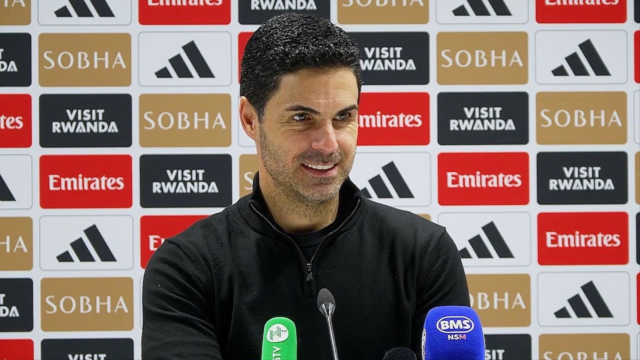 阿尔特塔：哲凯赖什处于很好的时期；明天我会看利物浦踢曼城