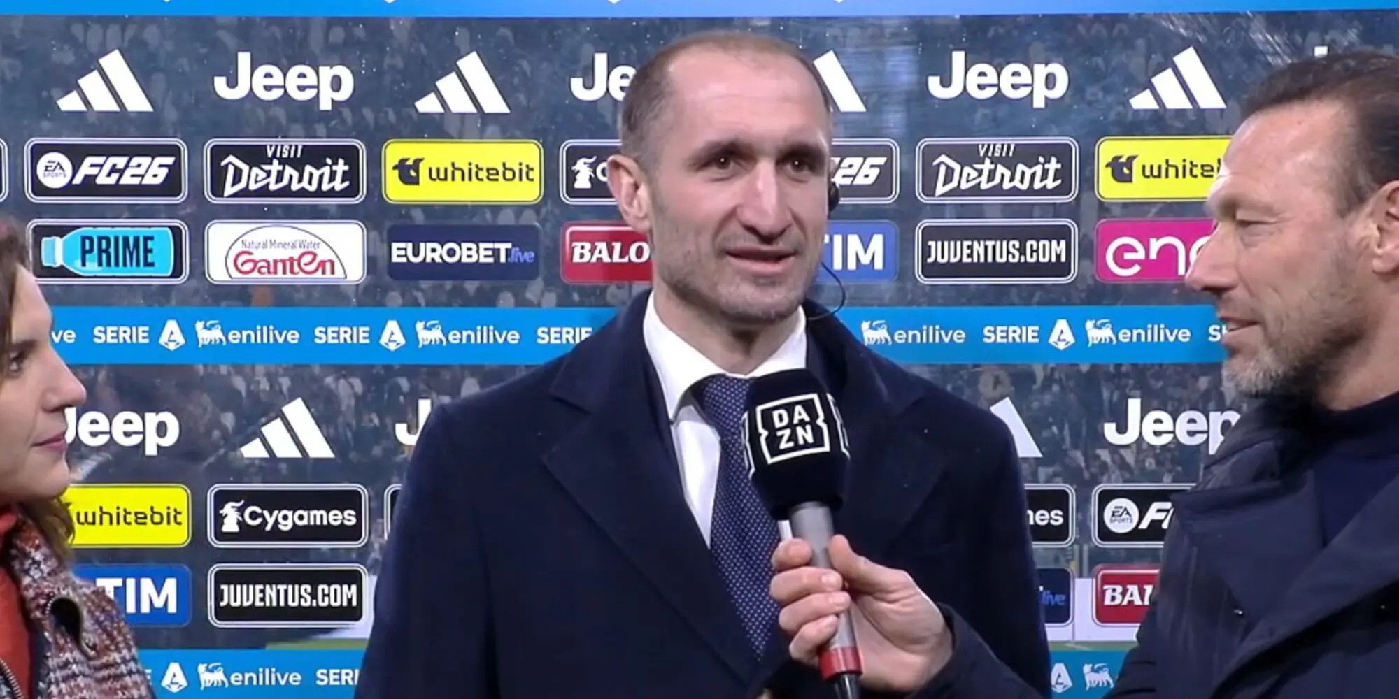 基耶利尼：斯帕莱蒂做得非常出色，他肯定是球队未来的一部分