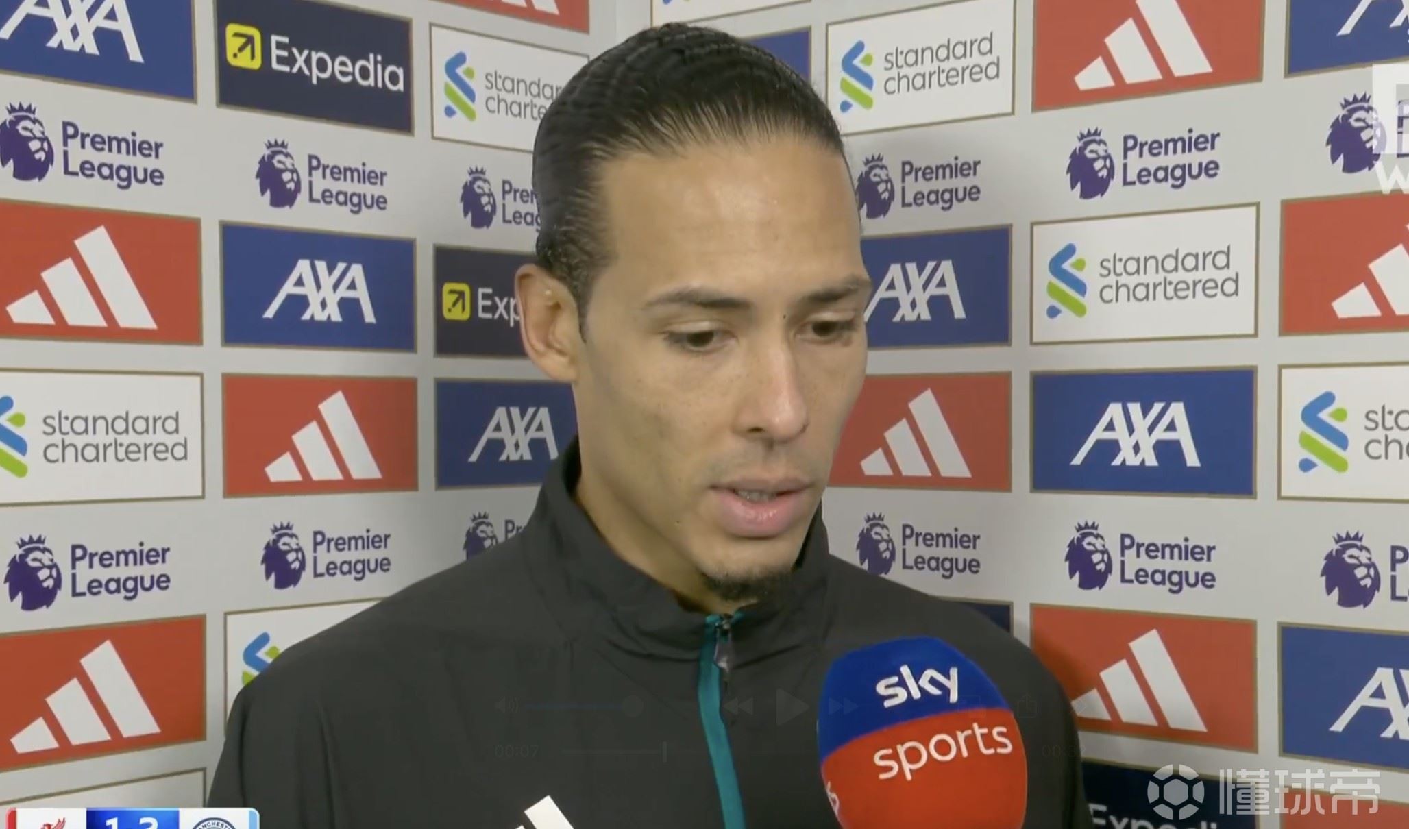 范戴克：下半场我们踢得要好很多；被判点球只能怪我们自己