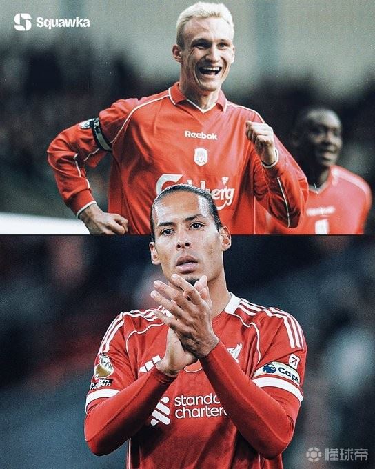 在英超已打进23球，范戴克成为利物浦队史英超进球最多的后卫