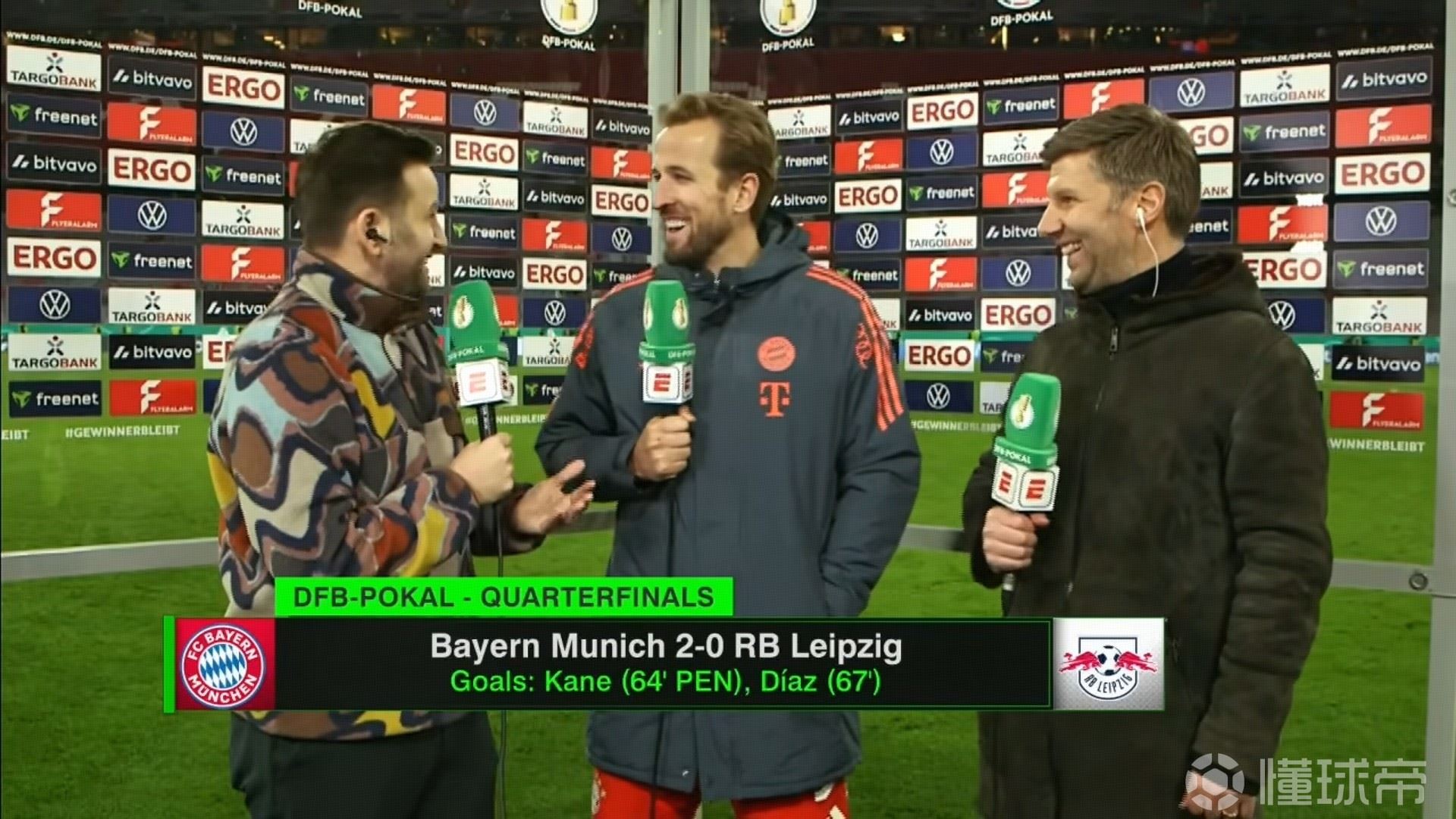 凯恩：2-0是微妙的比分，但最后10分钟我们让对方没还手之力