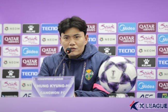 江原主帅：对中超卫冕冠军拿一分可以接受，末轮力争晋级