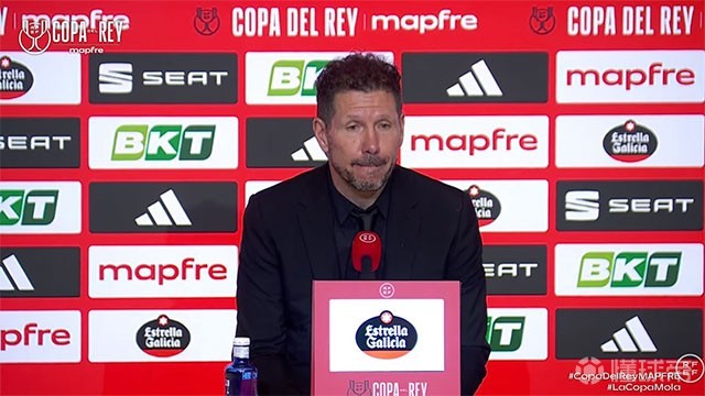 西蒙尼：淘汰赛还没结束；你们该来看看莫利纳是怎么训练的