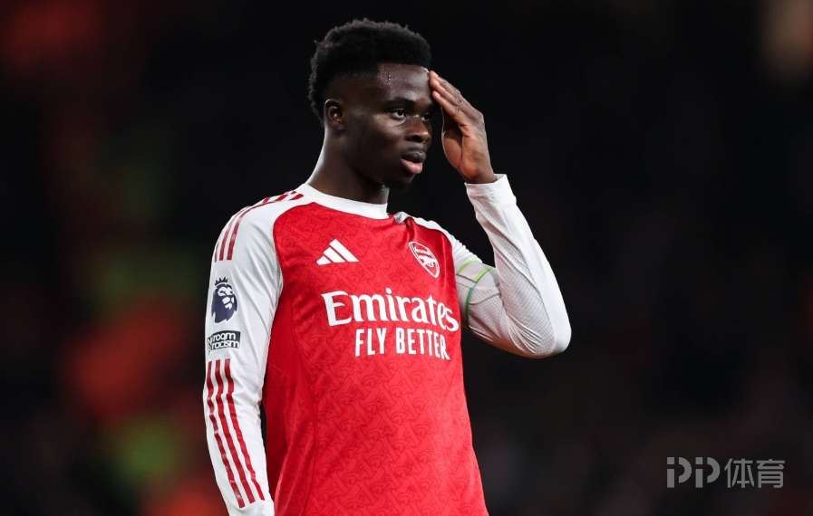 萨卡陷14场球荒 本赛季至今各项赛事7球5助