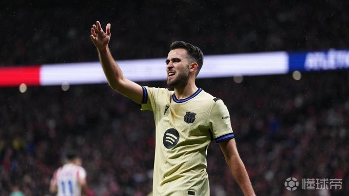 单场自摆乌龙+染红，埃里克-加西亚是巴萨队史第一人