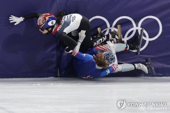 与金吉利发生碰撞，美国短道选手社媒遭韩国网友围攻