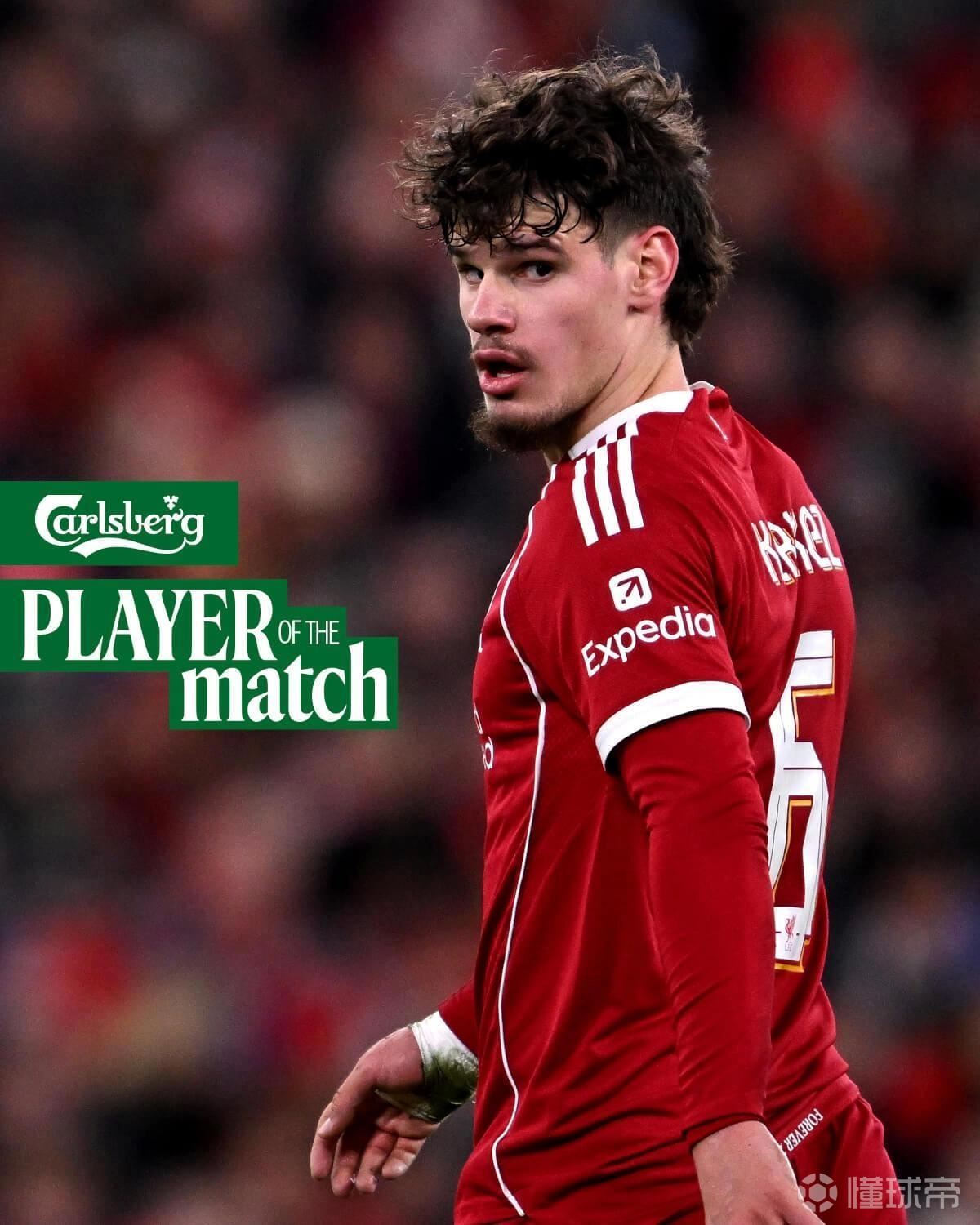 送出助攻,凯尔凯兹当选与布莱顿一役队内最佳球员