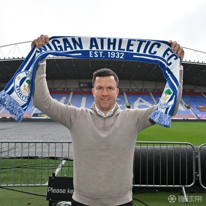 官方:考德威尔再度执教维冈;球员时代曾随队夺足总杯冠军