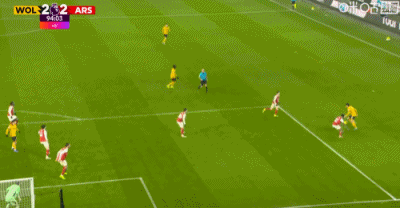 英超官方：狼队战阿森纳的绝平球被认定为埃多齐进球