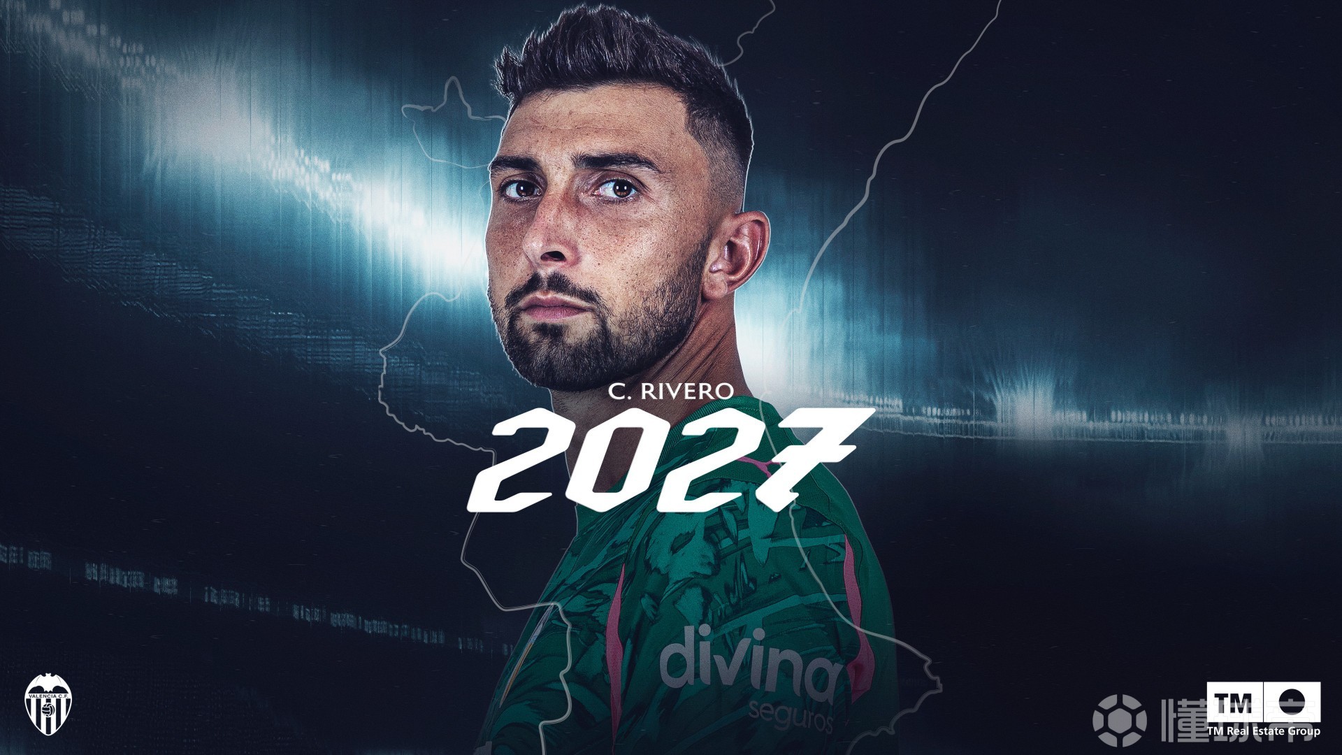 官方：瓦伦西亚与门将克里斯蒂安-里韦罗续约至2027年