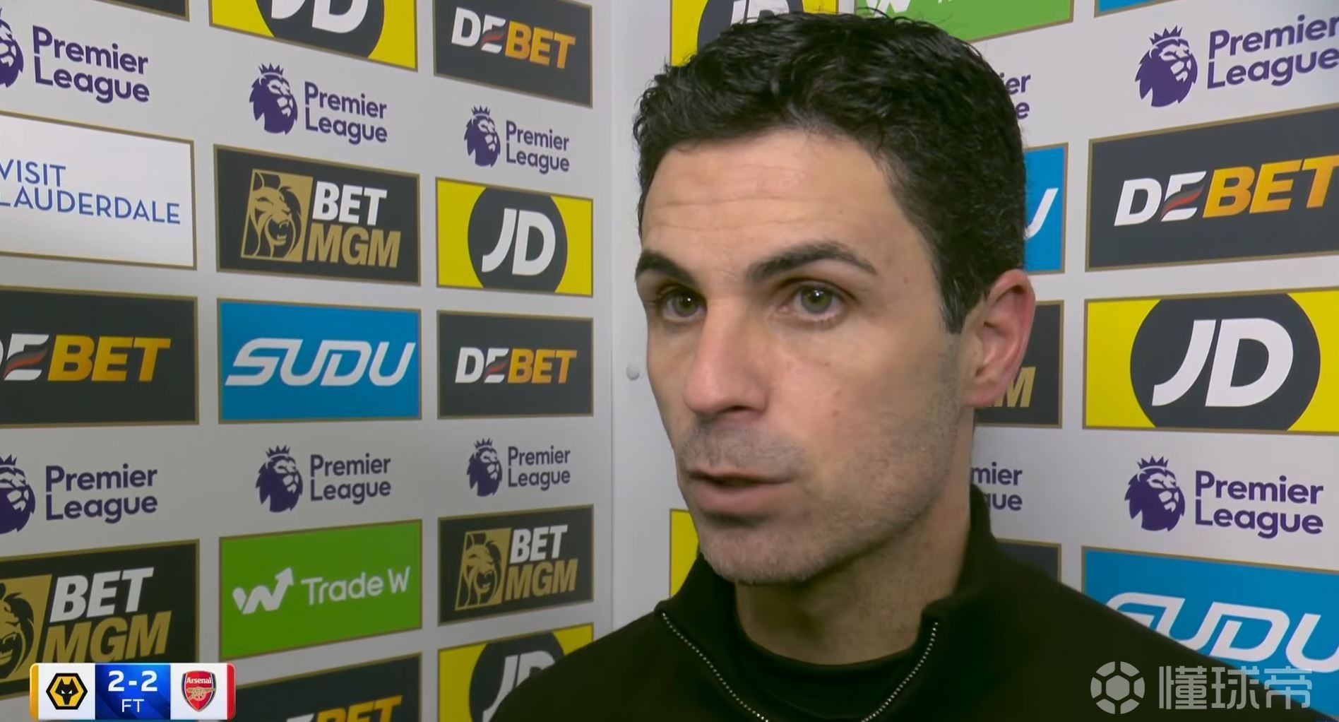 阿尔特塔：我们必须责怪自己，表现不好就会受到惩罚