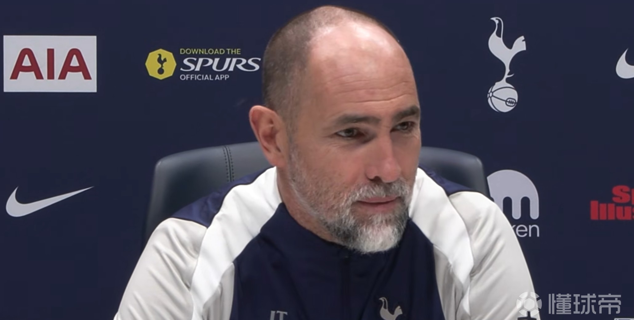 图多尔：热刺现在有10名球员受伤，只有13名球员能参加训练