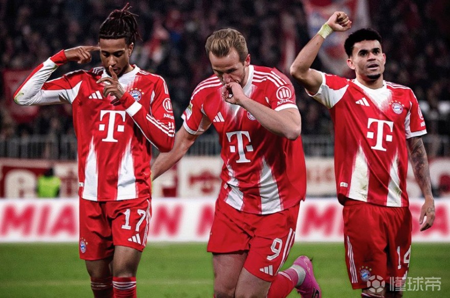 拜仁前22轮进82球将冲击超100球纪录，此前德甲历史仅出现一次