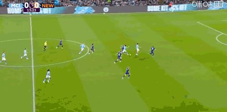 第14分钟，马尔穆什助攻，奥赖利破门，曼城1-0